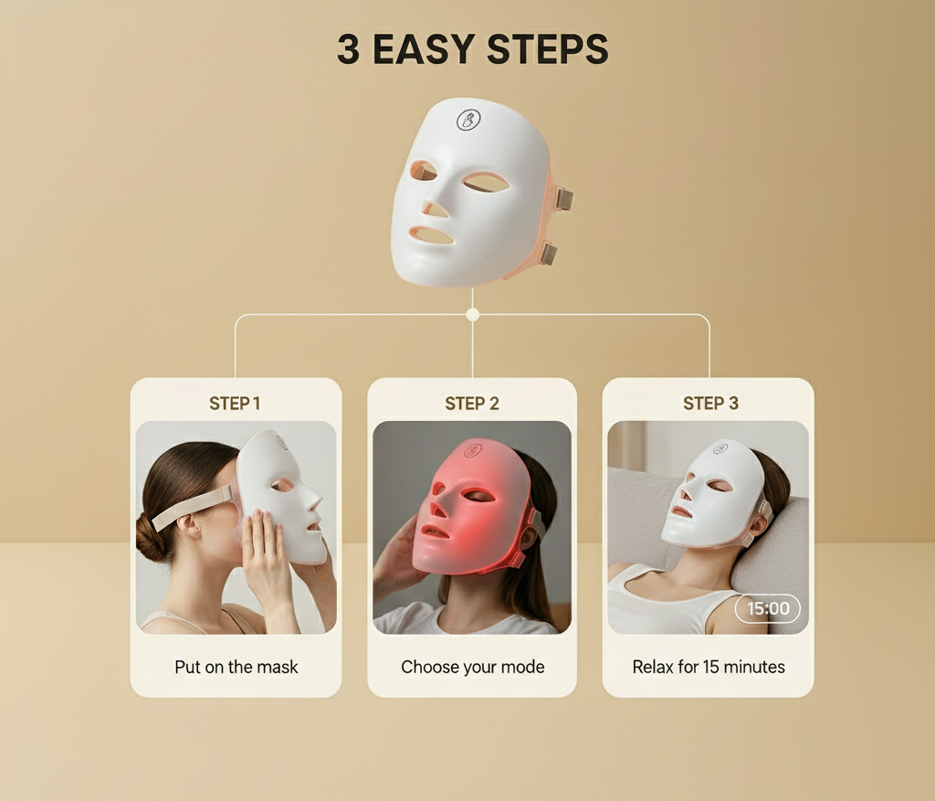 7-in-1 LED Face Mask